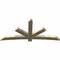 Ekena Millwork Alberta Rough Sawn Timber Gable Bracket, Douglas Fir, 96"W x 44"H x 4"D x 6"F, 11/12 Pitch GBW096X44X0406ALB00RDF - alternate 5